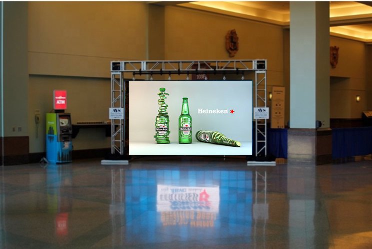 Indoor Rental LED Screen P3.91mm  500x500mm Light Weight