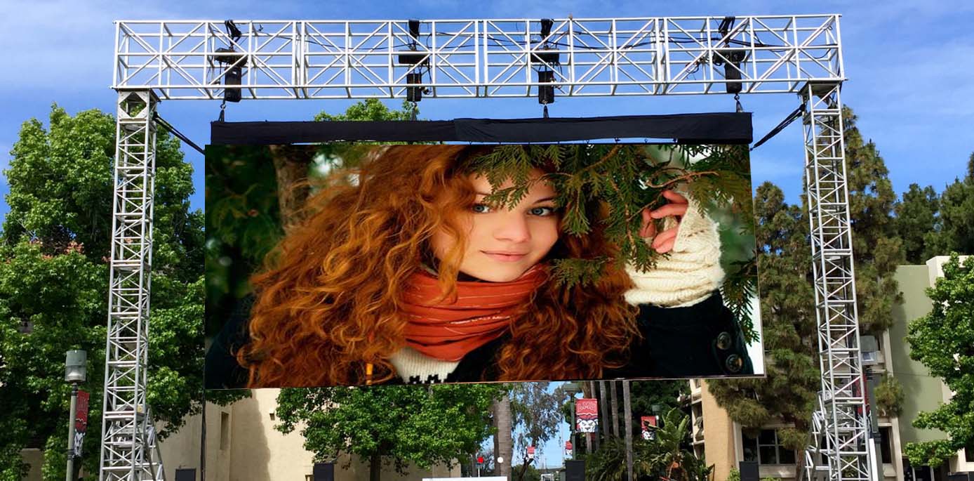 P3.91 outdoor rental led screen