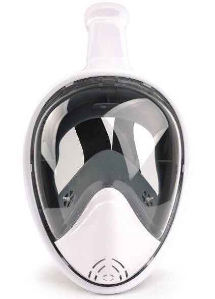 Snorkel Masque avec la Support pour Cam/éra de Sport 180/°View Masque Snorkeling Plein Visage Anti-Bu/ée et Anti-Fuite Adapt/é pour Adulte et Enfant Masque de Plong/ée