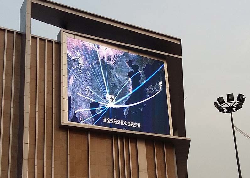 Outdoor Fixed LED Sign P6mm Lightweight Outdoor LED Display and Front Maintenance Design