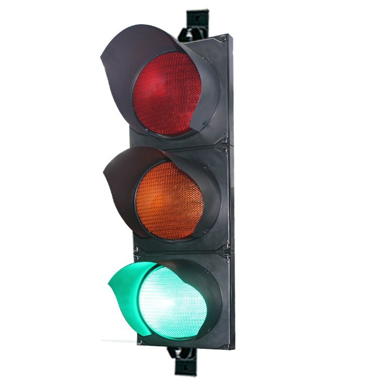High flux 200mm traffic light red green yellow three color