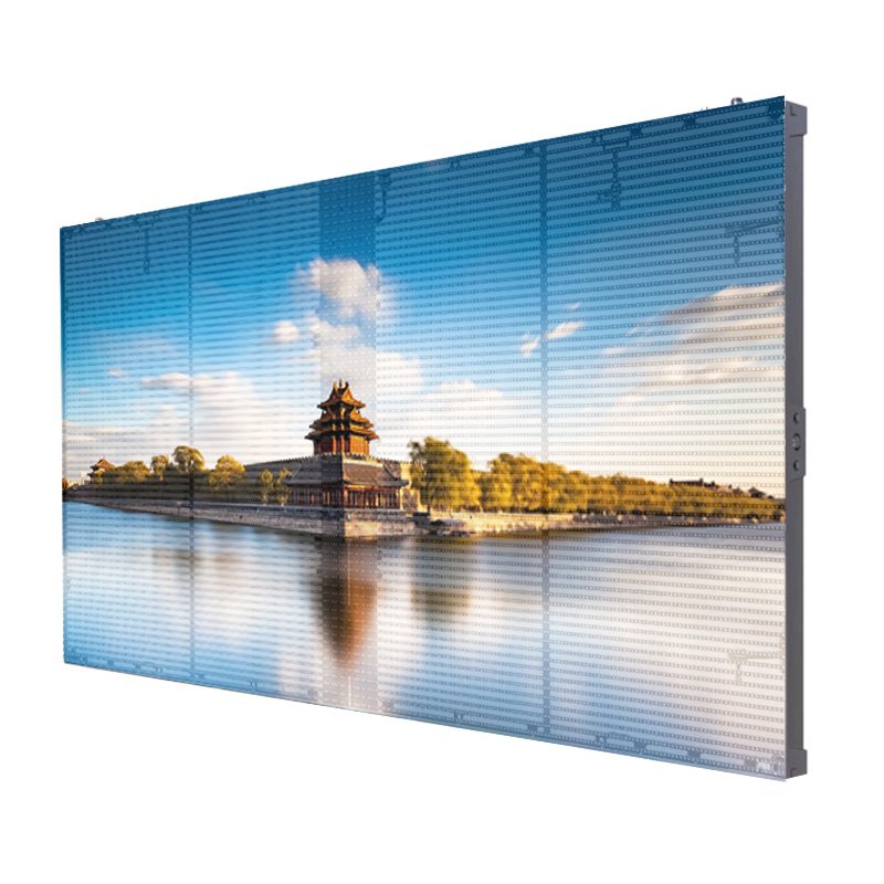 Transparent led screen helps store increase more sales
