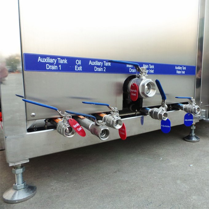 Limpiador ultrasónico para motores con elevación y filtración de aceite