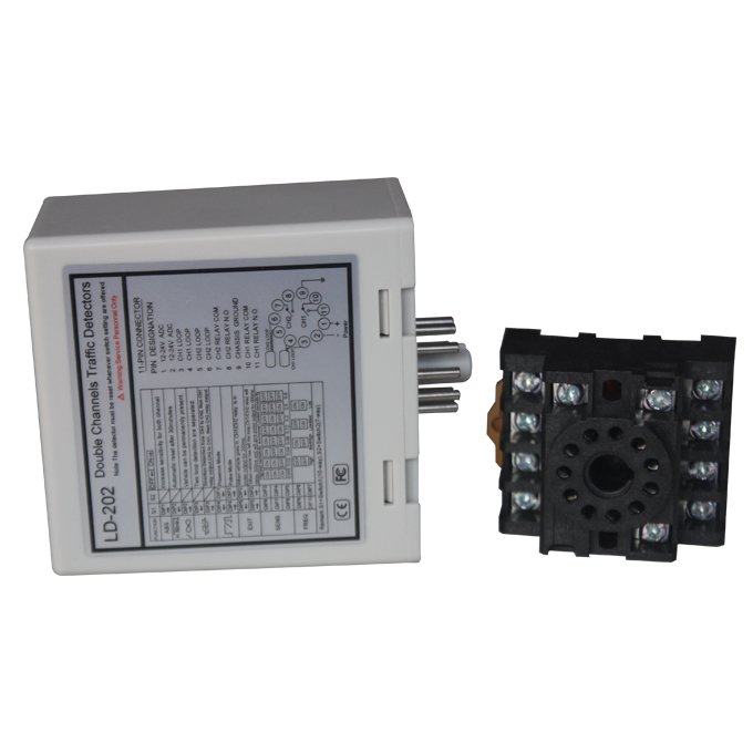 Voertuiglusdetectorfabrikanten met relais voor voertuigdetector met inductieve lus
