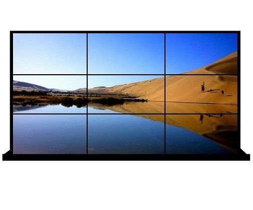 55 inch LCD video wall with 3.5mm bezel 500 nits 1920x1080 FHD indoor floor standing