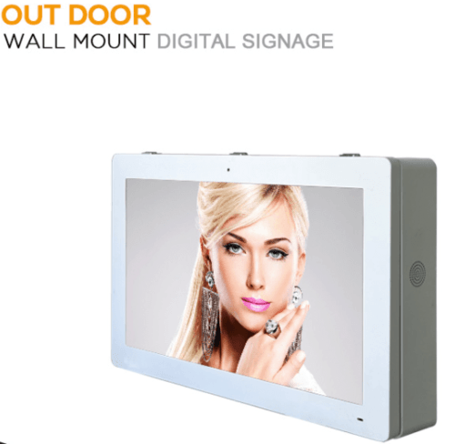 49 inch outdoor digital signage with 2000 nits FHD wall mounted style