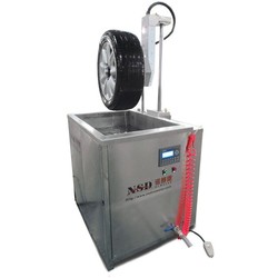 Wheel Ultrasonic Cleaner for the Whole Wheel with Tire with Automatic Lift for up and down