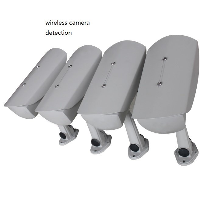 Draadloze cameradetectie met draadloze antennes verbinden voor detectie.