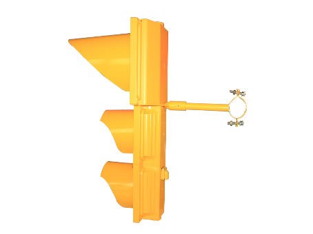 300 mm helder deksel & geel verkeerslichtlampje behuizing