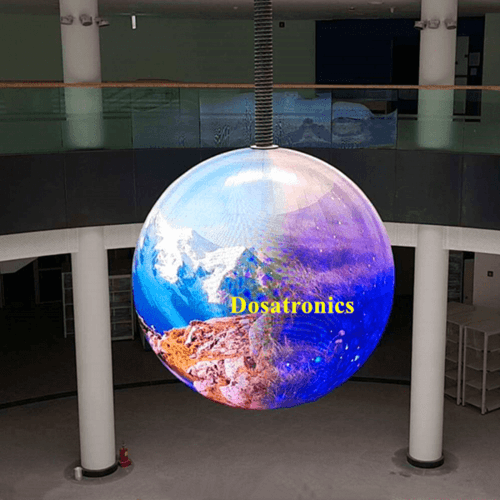LED Ball Display Diameter 2M Indoor Spherical LED Screen Customized LED Ball