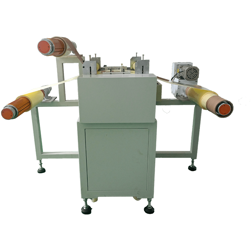 Velcro and double side tape laminating and coiling machine 