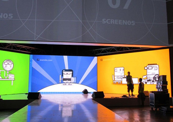Indoor LED Screen Rental 500 X 1000mm P4.81 Lightweight Design Nationstar led 3000:1 Contrast Ratio