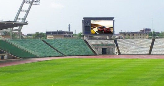 Outdoor Fixed LED Video Wall Hungary Stadium LED Outdoor High Brightness Advertising Billboard