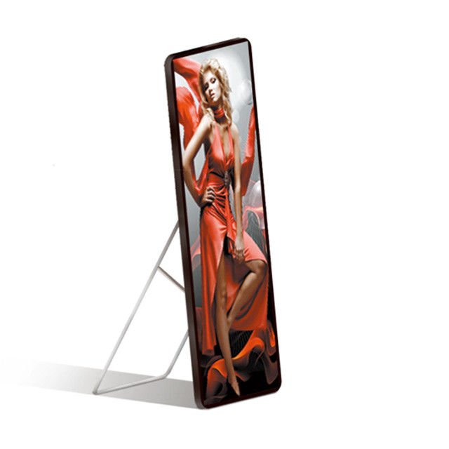 LED Poster Display P1.9mm Front Service Mobile Control 3840Hz